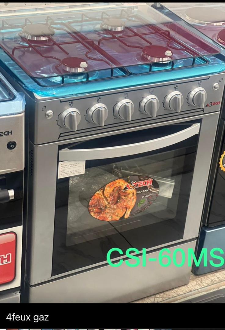 Cuisinière à Gaz ASTECH 4 Feux - CSI-60MS