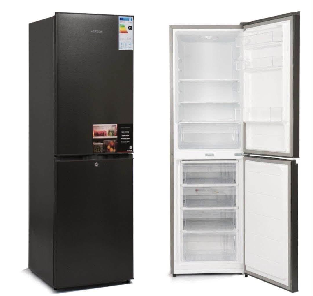 Réfrigérateur Combiné Astech Noir avec Congélateur 3 Tiroirs