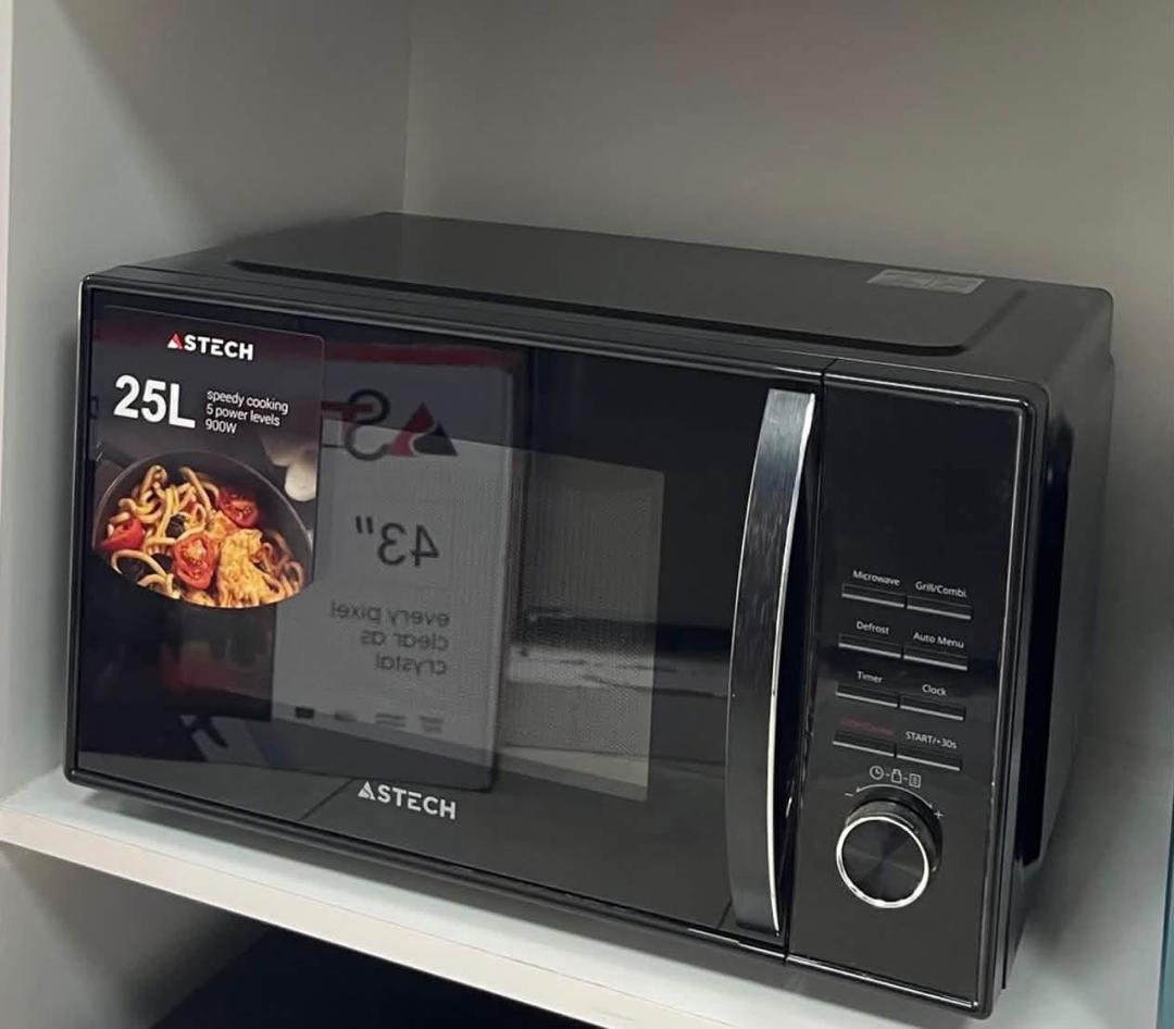 Micro-ondes Astech 25 L Noir avec Grill