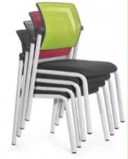 Chaise de bureau empilable dossier filet
