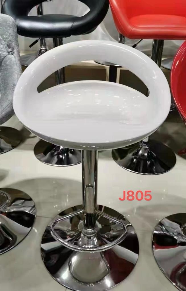 Tabouret de Bar Blanc Réglable J805